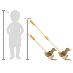 Schiebetier Ente mit beweglichem Kopf