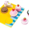 Schneide-Cupcakes und Torten