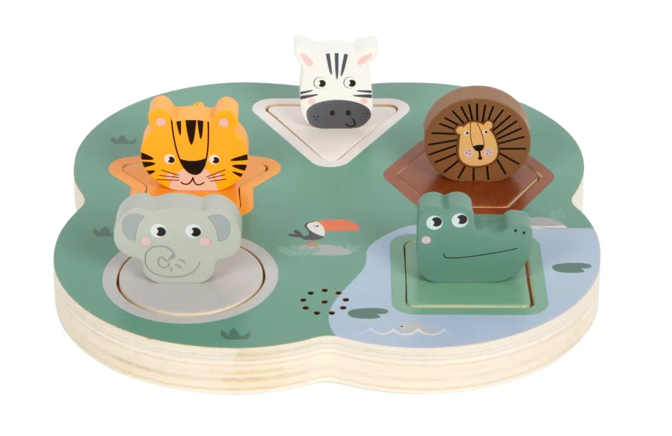 Setzpuzzle 3D Tierlaute „Safari“