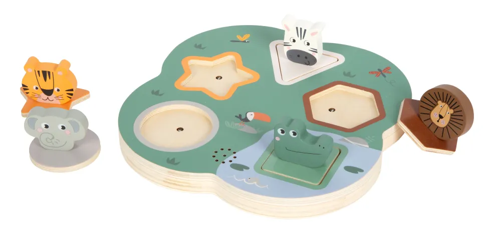 Setzpuzzle 3D Tierlaute „Safari“