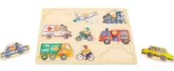 Setzpuzzle Fahrzeuge der Stadt