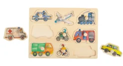 Setzpuzzle Fahrzeuge der Stadt