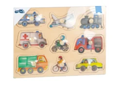 Setzpuzzle Fahrzeuge der Stadt