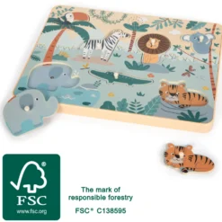 Setzpuzzle Tierlaute „Safari“
