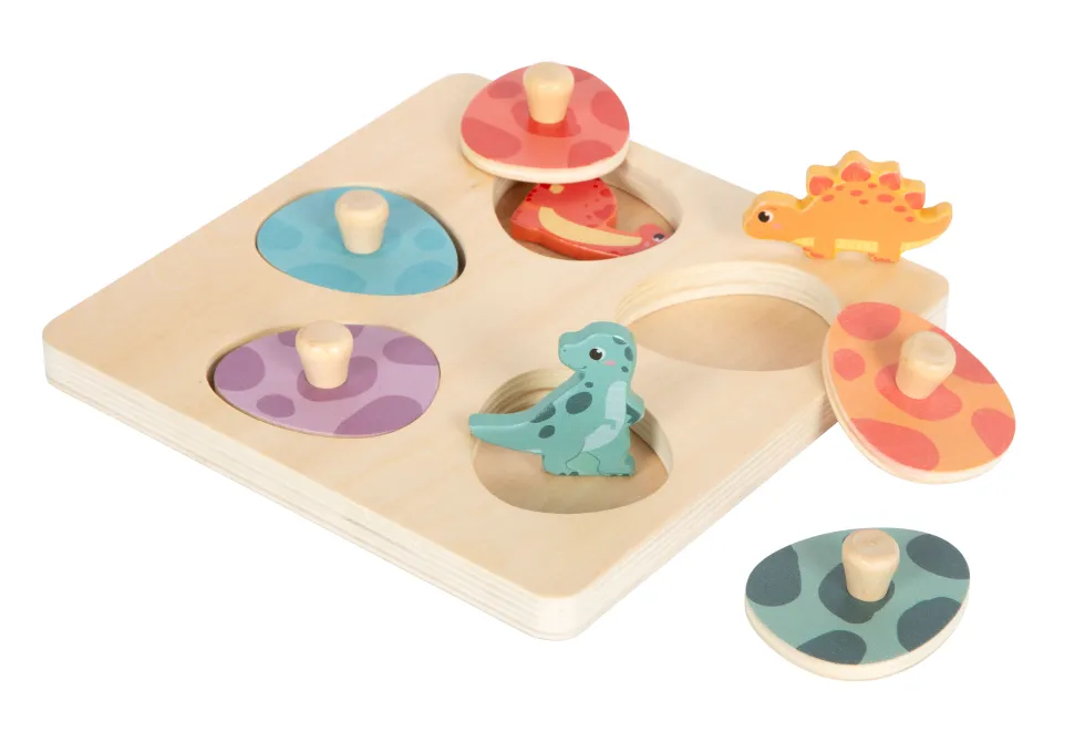 Setzpuzzle und Memo „Dino“