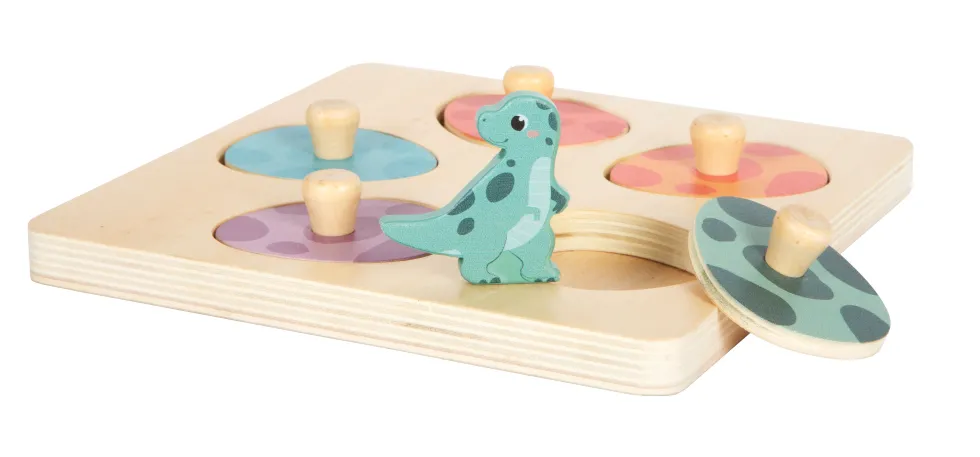 Setzpuzzle und Memo „Dino“