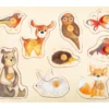 Setzpuzzle Waldtiere
