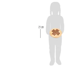 Solitär Holzkugel