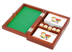 Spielbox Karten und Würfel