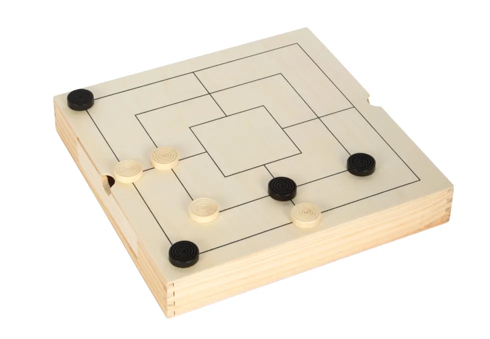 Spiele-Set Schach, Dame & Mühle