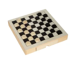 Spiele-Set Schach, Dame & Mühle