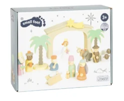 Spielset Holzkrippe Weihnachtsgeschichte