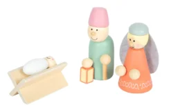 Spielset Holzkrippe Weihnachtsgeschichte
