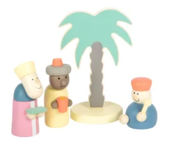 Spielset Holzkrippe Weihnachtsgeschichte