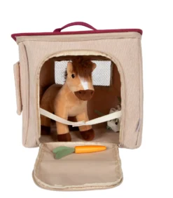 Spielset Pferd mit Stall und Zubehör in der Tasche | defekte Verpackung