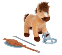 Spielset Pferd mit Stall und Zubehör in der Tasche | defekte Verpackung