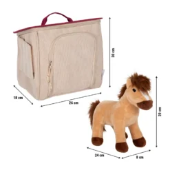 Spielset Pferd mit Stall und Zubehör in der Tasche | defekte Verpackung