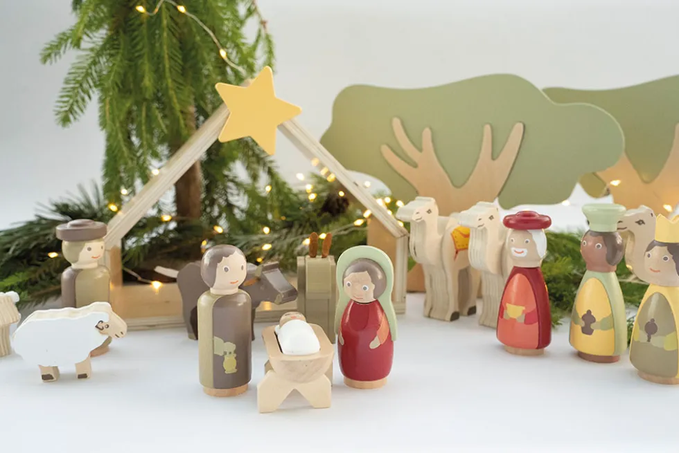 Spielset Weihnachtskrippe