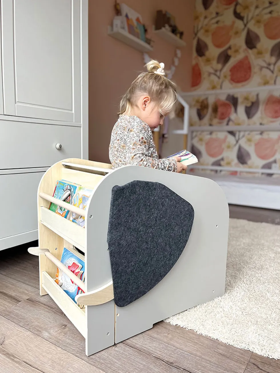 Spielzeugbox mit Sitz und Rollen Elefant „Wildlife“