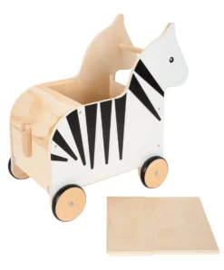 Spielzeugkiste mit Rollen Zebra „Wildlife“