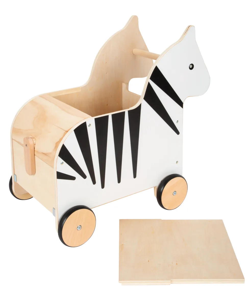 Spielzeugkiste mit Rollen Zebra „Wildlife“