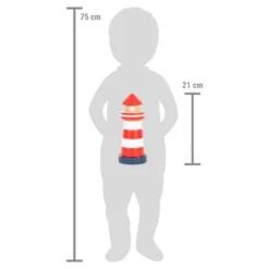 Stapelturm Leuchtturm Großer Ozean