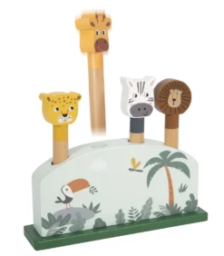 Steckspiel hüpfende Tiere „Safari“