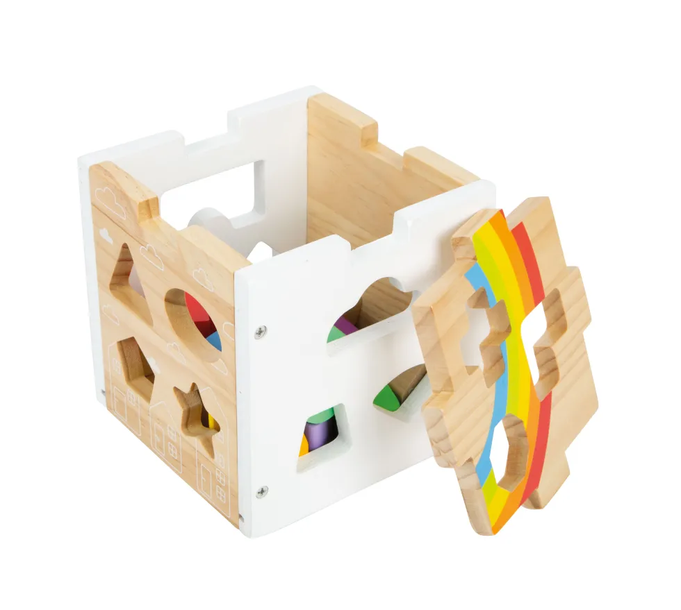 Steckwürfel Regenbogen