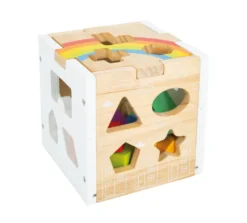 Steckwürfel Regenbogen
