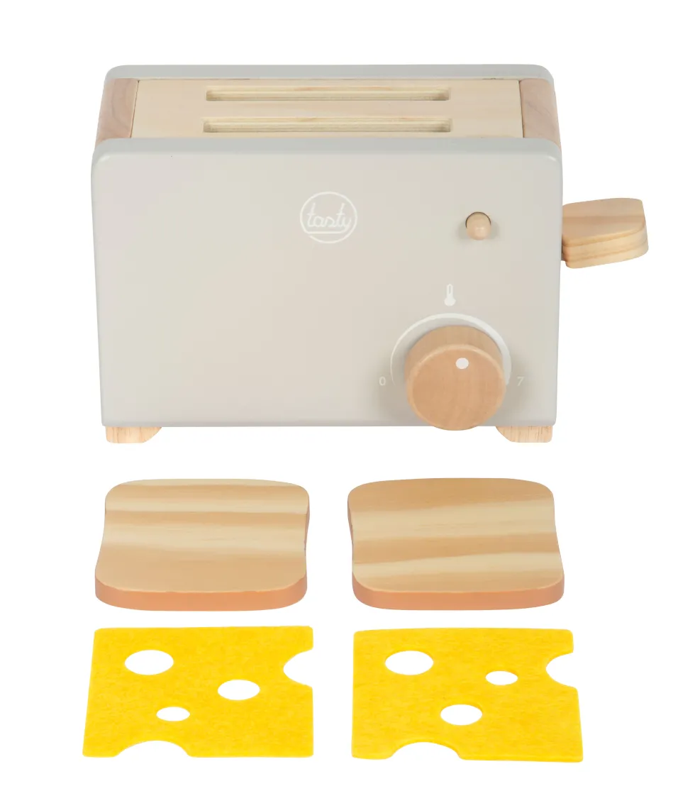 Toaster-Set grau „tasty“