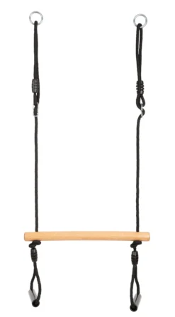 Trapezschaukel mit Turnringen „Black Line“
