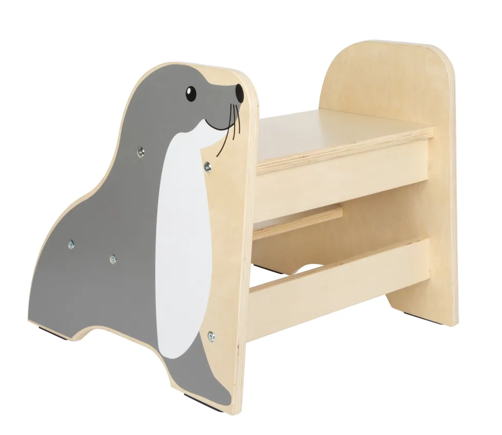 Tritthocker Seehund „Wildlife“