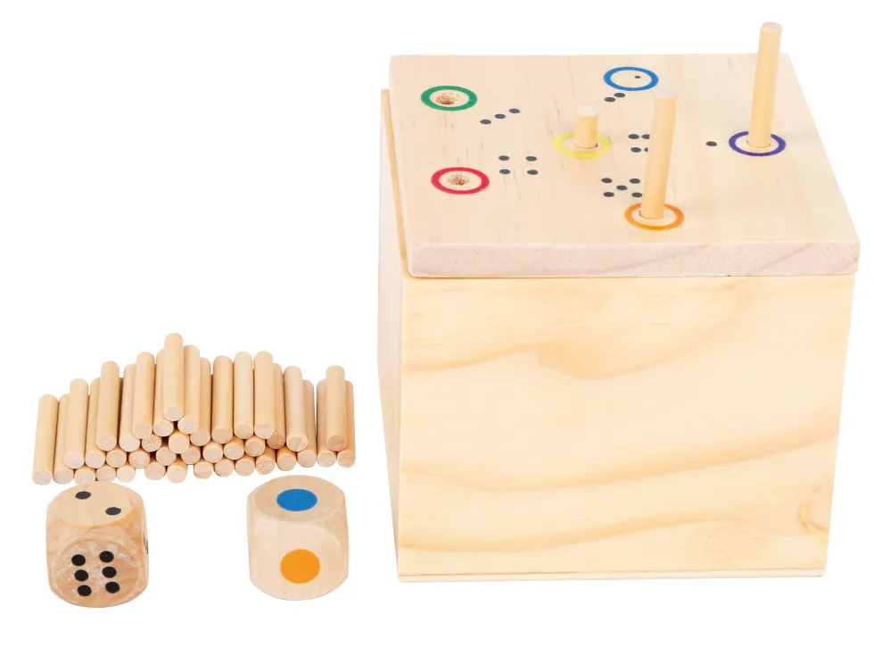 Würfelspiel 6 raus in der Box